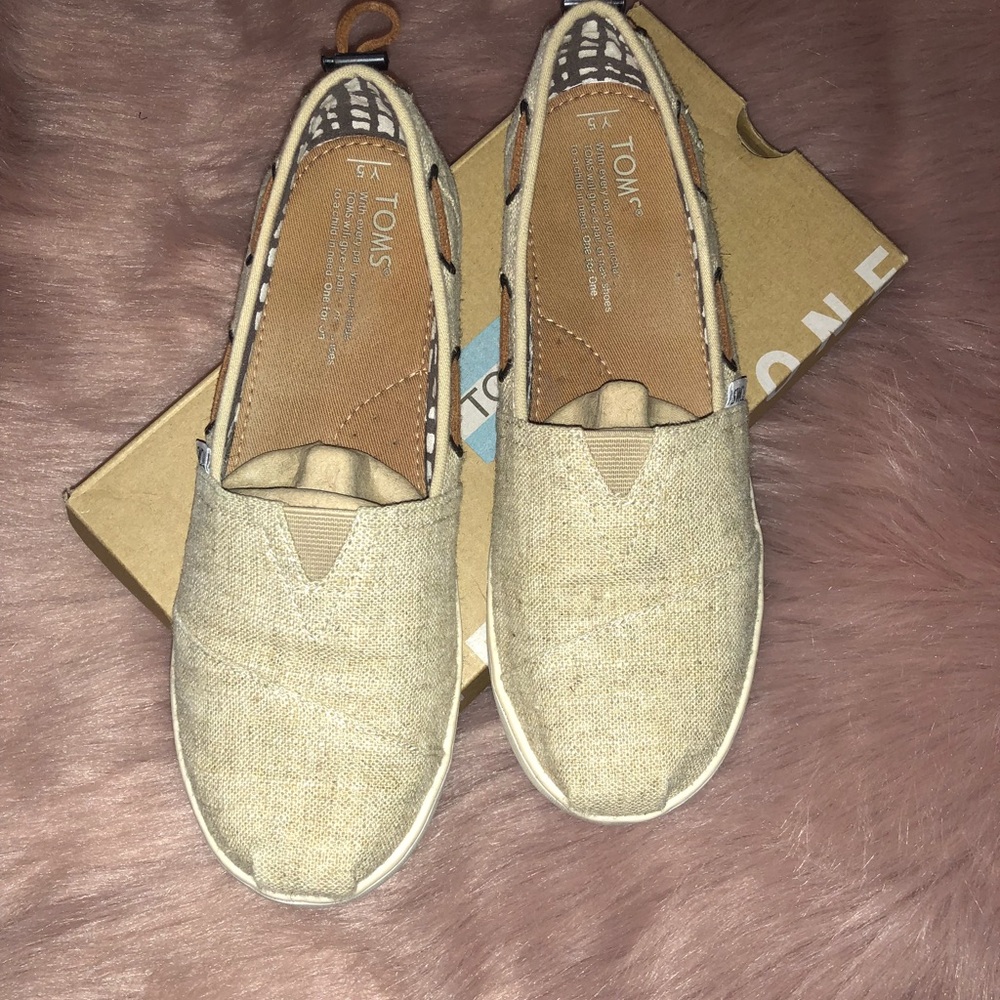 TOMS YOUTH BIMINI BURLAP